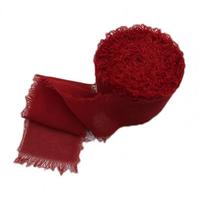 Bouquet de fleurs pour mariage en mousseline, 50 pièces, accessoires décoratifs, bord effiloché, mousseline de soie froissée, vêtements, tissu de couture, ruban en soie