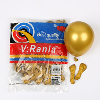 Ballons en latex de couleur métallique chromé, 5 pouces, 10 pièces de meilleure qualité, décoration pour joyeux anniversaire ou mariage