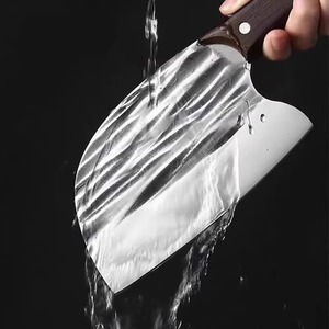 Forged Hammered Cleaver 8-9.9in Stainless Steel Sharp Multi Purpose Kitchen Knife - Product Image 4