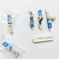 Conector de Fibra Óptica SC UPC de Conexión Rápida GMF, Conector Rápido de Fibra Óptica para Cable de Bajada FTTH
