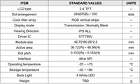 Modul LCD TFT 2.4" Dengan Antarmuka SPI/RGB/MCU Layar LCD 2.4 inci 240X320 Panel Layar Sentuh Resistif ILI9341