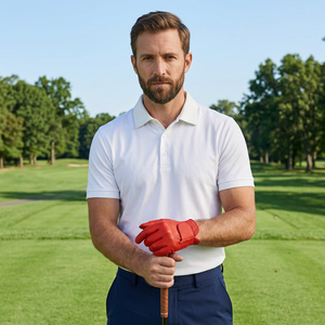 Guantes de Golf Transpirables de Piel de Oveja para Hombre, Antideslizantes, con Cierre de Velcro, para Mano Izquierda, para Deportes al Aire Libre - Product Image 1