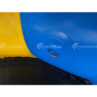 Parque de trampolín inflable Plataforma flotante inflable Estera flotante de agua Trampolín de agua para piscina