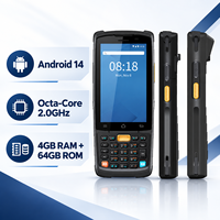 Terminal portable durci Idata K3 Pro Android 14 avec scanner de codes-barres 1D/2D et 4G, 28 touches, pour l'inventaire d'entrepôt