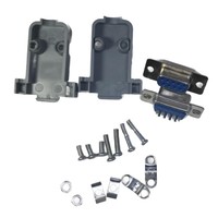 Conectores DB9 D-Sub Macho/Hembra de 9 Pines con Terminales de Soldadura, Conector Serial RS232 para Escáner de Código de Barras y Computadora, Venta al Por Mayor de Fábrica