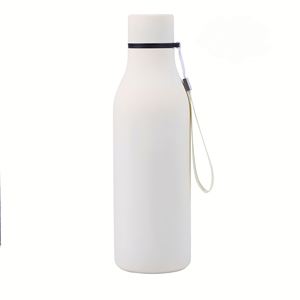 Bouteille d'eau personnalisée en acier inoxydable de 18,5 oz, légère et à double paroi isolée sous vide, réutilisable avec sangle - Product Image 3