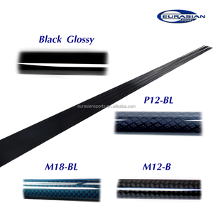 Blank de <span class=keywords><strong>canne</strong></span> à pêche ultra-léger 7ft 2.1m 2m 45-X Carbone 1 section ML M H XH Action rapide pour la fabrication de cannes à pêche OEM Vente en gros - Product Image 1