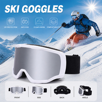 Prix du fabricant Lunettes de sport pour le snowboard avec protection UV Lunettes de ski et de patinage en plein air antibuée avec logo personnalisé