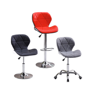 Tabourets de bar pivotants de luxe sur mesure, assise en cuir souple, chaise pivotante moderne réglable en hauteur pour comptoir de bar, maison, cuisine - Product Image 5