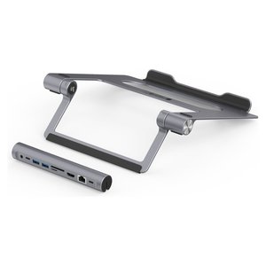 Soporte para portátil 3 Kg Docking Station 9 en 1 Plata ICA NTB DOCK91 - Product Image 5