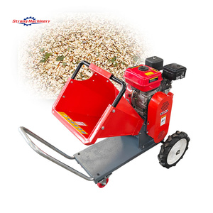 เครื่องย่อยไม้แบบเคลื่อนย้ายได้ประสิทธิภาพสูงเครื่องจักรเบนซินเครื่องบดกิ่งไม้พร้อมมอเตอร์แกน - Product Image 1