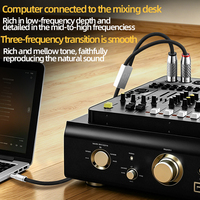 Câble audio ATAUDIO Hifi Type C vers double XLR mâle/femelle OCC pour ordinateur, mixeur, haut-parleur, Hifi, câble audio USB C 2XLR
