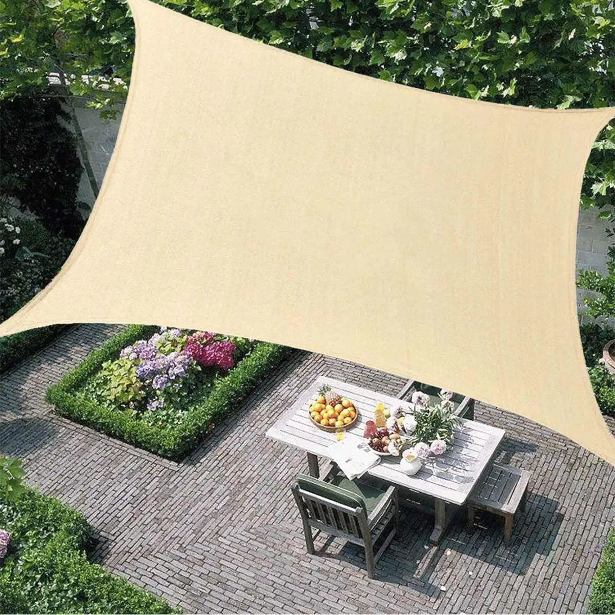 Rechthoek 4*6M Waterdichte Zonnezeilen Outdoor Zonnescherm Zeil Big Size Zonnescherm Sail