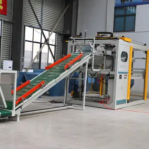 LH-W-300 Verpakkingslijn Pallet Stacker Machine Flessen Robotbox 25 Kg 50 Kg Zak Laag Hoog Niveau Automatische Palletizer Cement