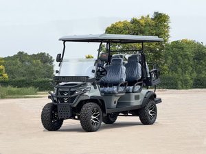 Giá bán buôn 6 chỗ ngồi UTV 4x4 xăng Golf giỏ hàng thoa đài phát thanh Câu Lạc Bộ Xe <span class=keywords><strong>Buggy</strong></span> Golf mèo gas Powered - Product Image 2