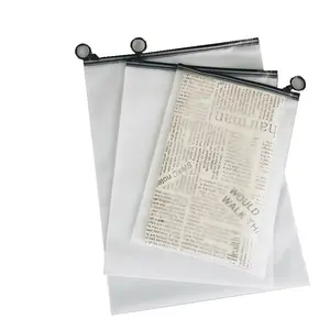 Próprio Design Personalizado Impresso Embalagem Stand Up Pouch Zip Lock Bag Fosco Transparente Plástico Embalagem Zipper Bag Com Logotipo