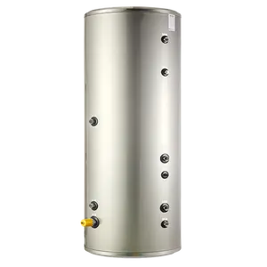500L Stainless Steel SUS304/SUS316L/DSS2205 Domestic Hot Water Tank with Coil Heater Exchanger