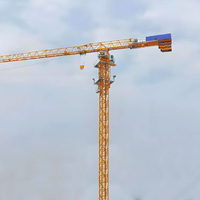 Crane Menara Flat Top Zoomlion 25 Ton Bekas, Peralatan Pengangkat Konstruksi Berat dengan Motor & PLC, Siap Kirim