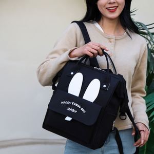 Lovely Cartoon Bunny Shaped <b>Backpack</b> Mommy Lightweight Baby Diaper Storage Bag - Product Image 3