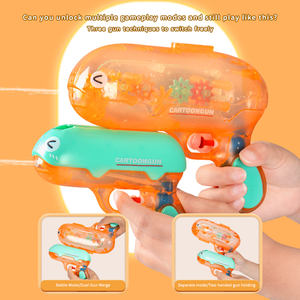 2 в 1 пластиковый прозрачный вращающийся водяной пистолет игрушки для детей мини-водяной пистолет летний наружный водяной пистолет для детей - Product Image 6