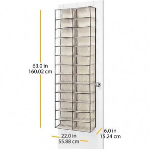 Organisateur suspendu pour portes en tissu non tissé, idéal pour chaussures et vêtements – Meilleure vente - Product Image 2