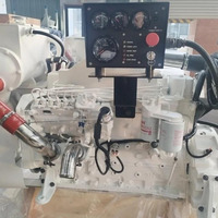 Moteur diesel marin 6 cylindres 4 temps pour bateau de pêche, ensemble moteur 6BTA5.9-M150 avec contrôleur, fabriqué en Chine