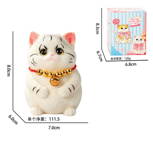 ของเล่นบีบคลายเครียดรูปสัตว์น่ารัก แมวและหมู ตุ๊กตาบีบรูปสัตว์แสนน่ารัก ของเล่นบีบรูปสัตว์ - Product Image 6