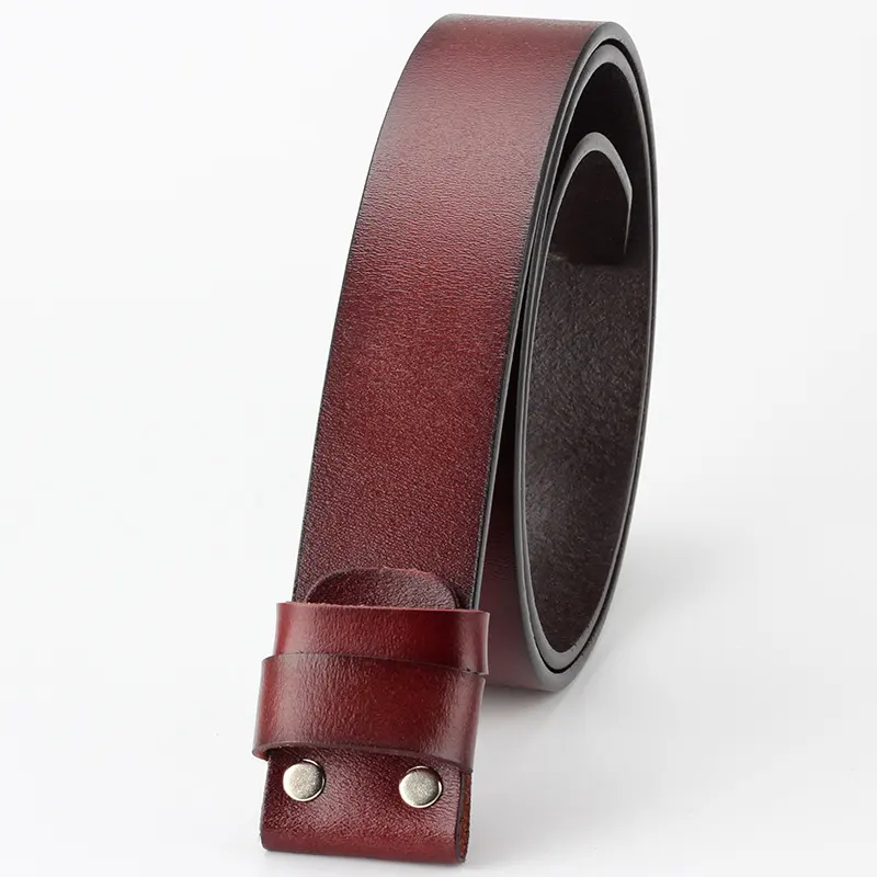 Full Grain Leather Belt Strap Pu/cowhide Leather 3.8 Width Black Leather Western Belts For Men In Stock