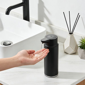 Distributeur automatique de savon liquide intelligent de bureau moderne, rechargeable par USB, en acier inoxydable 304, pour salle de bain et usage domestique, de fabrication OEM d'origine. - Product Image 2