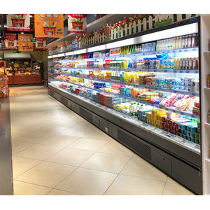 Многоуровневый холодильник для супермаркетов, вертикальный охладитель для фруктов и овощей, холодильники для супермаркетов - Product Image 2