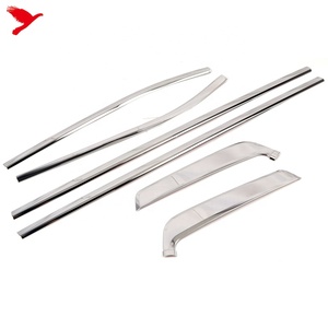 Cho TOYOTA tacoma 4th gen. 2024 <span class=keywords><strong>2025</strong></span> thép không gỉ bên ngoài cửa sổ sill khung trung tâm trụ cột bìa Dải đúc TRIM 6 cái - Product Image 4
