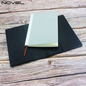 Carnet en cuir PU format A5 pour sublimation - Product Image 4