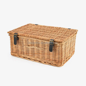 Cesta <span class=keywords><strong>de</strong></span> Mimbre Natural Tejida a Mano JY Holiday, Personalizada, con Diseño <span class=keywords><strong>de</strong></span> Ángel, para Picnic, Frutas, Dulces, Regalo Infantil - Product Image 4
