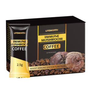 Сублимированный кофе Lifeworth с грибом Рейши (100% Ganoderma Lucidum), растворимый, оптом, со вкусом шоколада, в форме порошка - Product Image 6