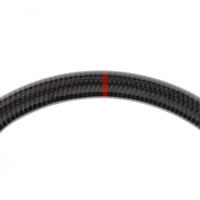   Volant en fibre de carbone haut de gamme, sport, à fond plat, remplacement amélioré pour la plupart des modèles, performance et luxe