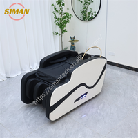 Siman Offre Spéciale Lit de Massage Corporel Durable Électrique Intelligent en Cuir PU de Luxe avec Éponge Haute Densité et Cadre en Fibre de Verre pour Salon