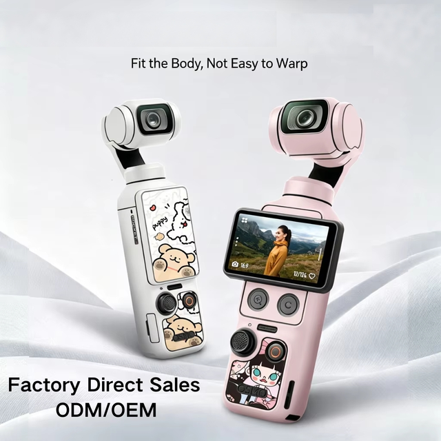 Factory Direct Price Waterproof Scratch Resistant Customizable Vinyl Camera Protective Sticker For Osmo Pocket
