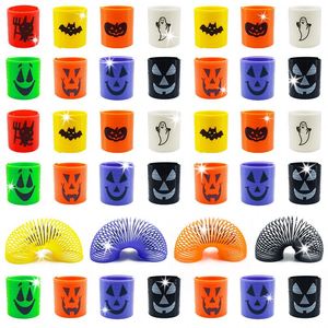 Juguete Antiestrés - Juguetes de Espiral de Plástico de Halloween, Divertidos Anillos Apilables Mini Arcoíris - Product Image 1