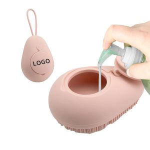 Bathing Silicone Durable Lightweight <b>Brush</b> Adding Shampoo for Pet Grooming Salon - Product Image 1
