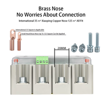 Trois phases 4 fils 300A 3*220V/380V câblage Direct multifonctionnel haute charge puissance compteur d'énergie moniteur rétro-éclairage RS485 EA773