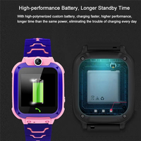 Reloj Inteligente para Niños Q12 2026, Gran Oferta, con Tarjeta SIM 2G, Reloj Telefónico con Rastreo LBS, Llamada SOS, Respuesta a Llamadas, Pantalla Táctil de 1.44 Pulgadas, Batería de 400 mAh