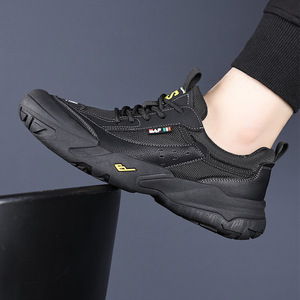 Chaussures de course respirantes en mesh pour hommes, lacées, décontractées, pour le sport, toutes saisons, pour l'extérieur - Product Image 4