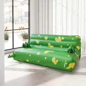 Personalizzato pieghevole portatile 2 posti a forma di l divano gonfiabile per bambini baby air divano gonfiabile
