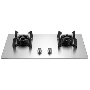 Table de cuisson électrique pliable à 2 brûleurs en verre trempé avec cuisinière intégrée pour usage domestique, installation sur table - Product Image 5