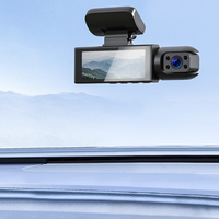 3.16 pouces HD double objectif boîte noire caméra enregistreur vue arrière double objectif Dash Cam voiture Vision nocturne DVR véhicule miroir vidéo