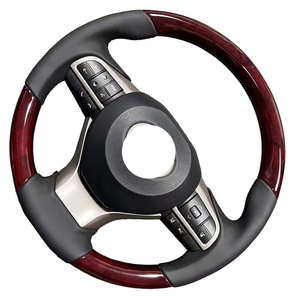 อัพเกรดพวงมาลัยหุ้มหนัง Volant สำหรับ Toyota Rav4 Highlander Harrier Reiz Fj Cruiser Alphard Yaris Corolla <span class=keywords><strong>Altis</strong></span> 2024 - Product Image 6