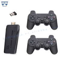 Consola de Juegos Retro M8 4K HD TV Game Stick 64G con 20000 Juegos Integrados, Control Inalámbrico de 2.4GHz, Consola de Juegos