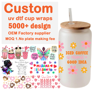Vendredi : Transferts UV DTF 3D pour imprimante, Vinyle UV DTF pour enveloppes de tasses, avec adhésif puissant, Transferts UV DTF pour enveloppes de tasses - Product Image 1