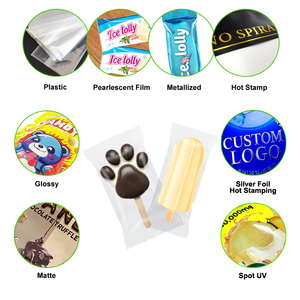 Envoltorios de Polietileno Transparente para Paletas Heladas con Sellado Trasero, Impresión Personalizada, <span class=keywords><strong>Bolsas</strong></span> de Plástico <span class=keywords><strong>Desechables</strong></span> para Helados <span class=keywords><strong>y</strong></span> Alimentos Congelados - Product Image 4