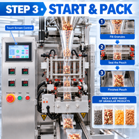 Machine d'emballage de portions DEEPACK avec dosage de coupelles réglable et scellage de sachets arrondis pour snacks grillés